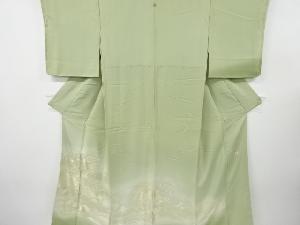 リサイクル　作家物　寿光織課長模様織り出し一つ紋色留袖